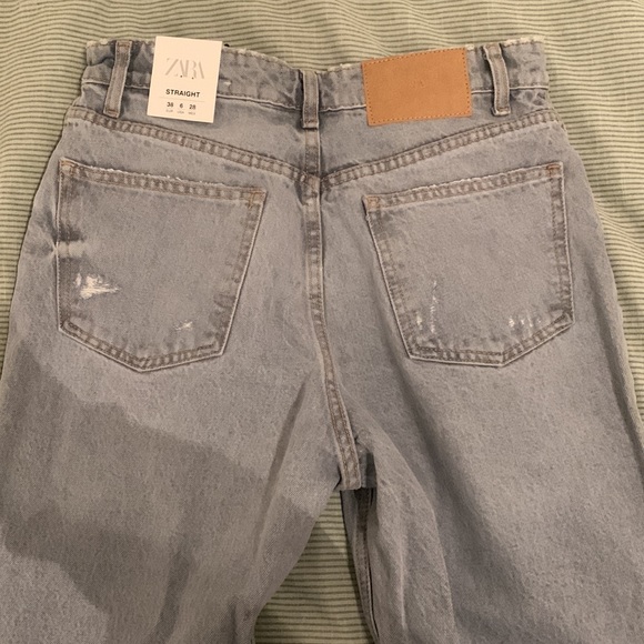 Washed out grey Zara hi-rise ankle length - Picture 6 of 6